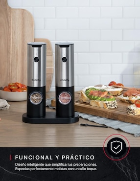 Molino para sal Cookify de acero inoxidable