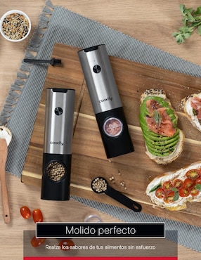 Molino para sal Cookify de acero inoxidable