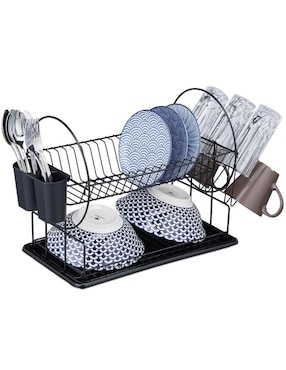 Escurridor de trastes Good & Good de acero inoxidable