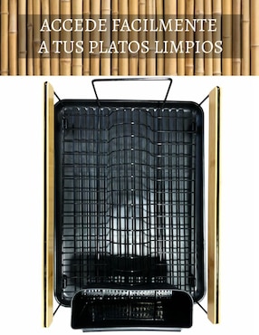 Escurridor de trastes Good & Good de acero inoxidable