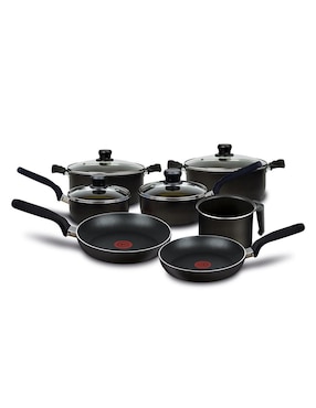 Batería de cocina T-Fal Vital de acero antiadherente sin PFOA 18 piezas