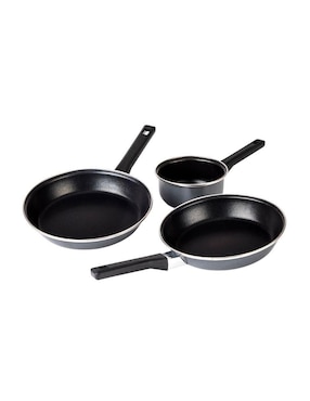 Batería de cocina Cinsa Duramax de acero vitrificado antiadherente convencional 20 piezas