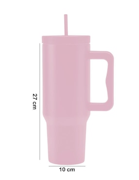 Termo Genérica de acero inoxidable con tapa rosca 950 ml