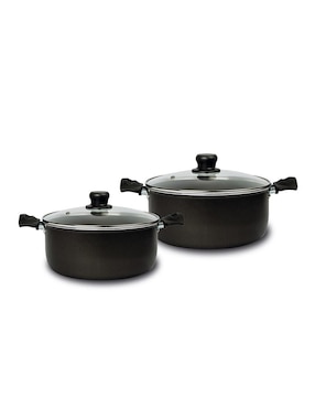 Batería de cocina T-Fal de acero antiadherente easy plus 11 piezas