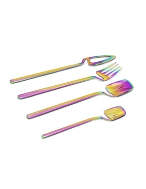 Set cubiertos Idea Nuova de acero inoxidable 24 piezas