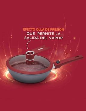 Batería de cocina Flavorstone Light Family de acero inoxidable antiadherente combinado 12 piezas