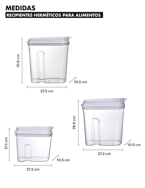 Frasco de almacenamiento Ag Box de plástico