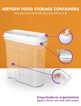 Frasco de almacenamiento Ag Box de plástico