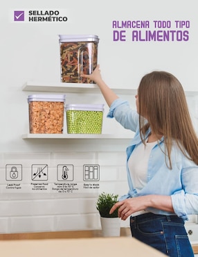 Frasco de almacenamiento Ag Box de plástico