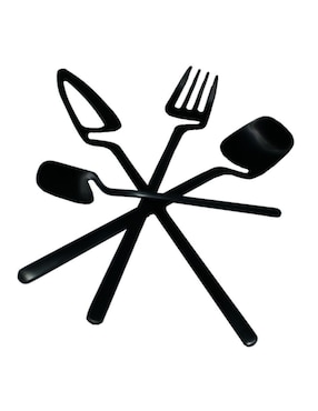 Set cubiertos Bluelander de acero inoxidable 4 piezas
