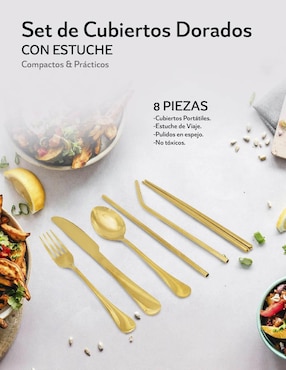 Set cubiertos Idea Nuova de acero inoxidable 9 piezas