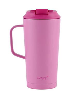 Termo Luckyly de acero inoxidable con tapa rosca 500 ml