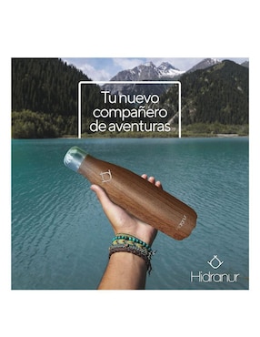Termo Hidranur de acero inoxidable con tapa rosca