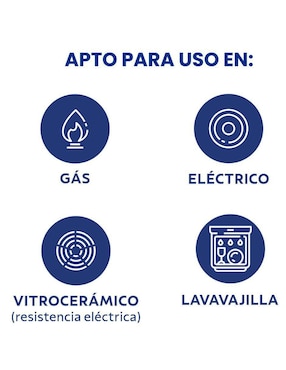 Set de sartenes Tramontina Caribe de aluminio 3 piezas