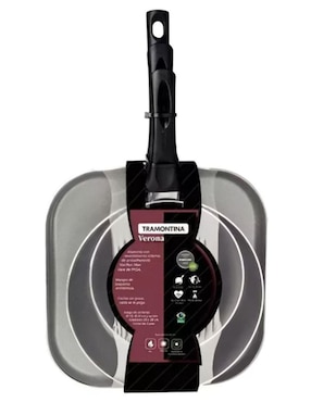 Set de sartenes Tramontina Paris de aluminio 3 piezas