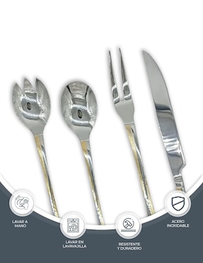 Set cubiertos RD Royal Cook de acero inoxidable 86 piezas