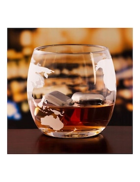 Set vaso Doble Pack Bluelander de vidrio con 4 piezas