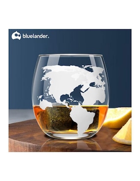 Set vaso Doble Pack Bluelander de vidrio con 4 piezas