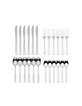 Set Cubiertos Moven De Acero Inoxidable 24 Piezas