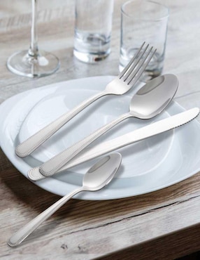 Set cubiertos Moven Cosmo de acero inoxidable 24 piezas
