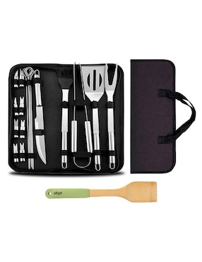 Set Utensilios Elego De Acero Inoxidable