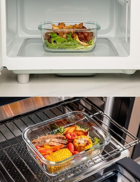 Set contenedores Easyware de vidrio 20 piezas