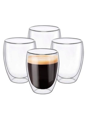 Set vaso Doble Pack Easyware con 4 piezas