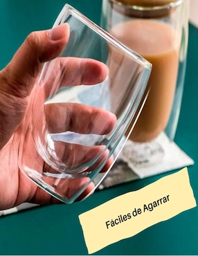 Set vaso Doble Pack Easyware con 4 piezas