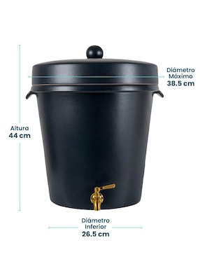 Purificador, dispensador y filtro de agua Ecofiltro cerámica 20 L Ed Especi