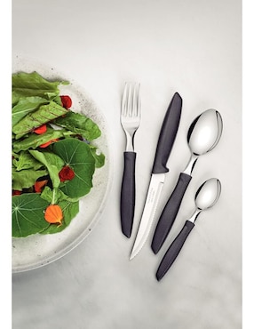 Set cubiertos Tramontina Plenus de acero inoxidable 25 piezas