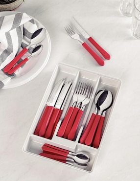 Set cubiertos Tramontina Leme de acero inoxidable 25 piezas