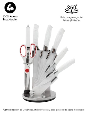 Set de cuchillos utilitario Queen Sense tuomei 8 piezas