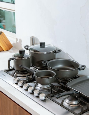 Batería de cocina Cinsa Sabor de aluminio antiadherente convencional 16 piezas