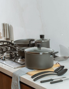 Batería de cocina Cinsa Sabor de aluminio antiadherente convencional 16 piezas