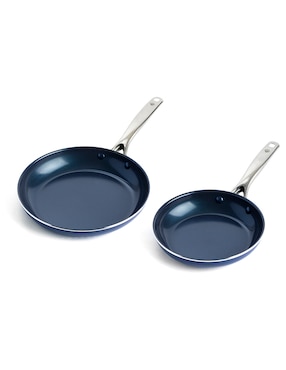 Set de sartenes Blue Diamond de aluminio anodizado 2 piezas
