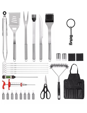 Set Utensilios De Acero Inoxidable