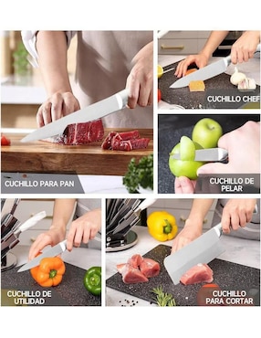 Set de cuchillos para chef Belug 8 piezas