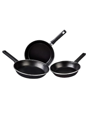 Set de sartenes Cinsa Barcelona de acero vitrificado 3 piezas