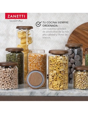 Set contenedores Zanetti de vidrio 5 piezas