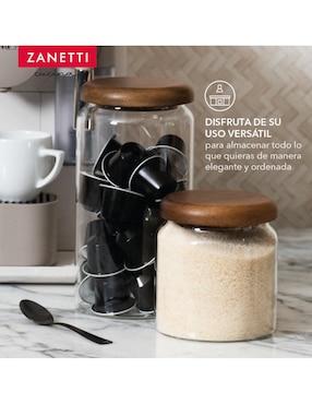 Set contenedores Zanetti de vidrio 5 piezas