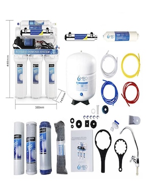 Filtro purificador de agua Mibo Water 7 etapas ósmosis inversa