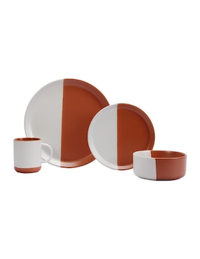Vajilla cerrada Crown Baccara mesa de porcelana para 4 personas