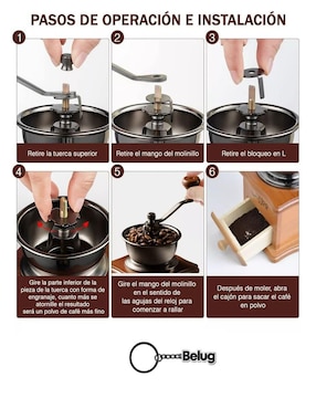 Molino para café Genérica de metal