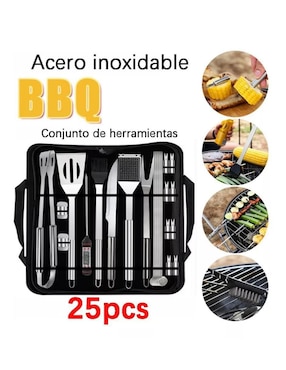 Set utensilios Genérica de acero inoxidable