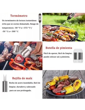Set utensilios Genérica de acero inoxidable