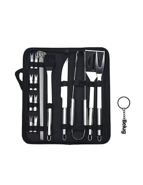 Set Utensilios De Acero Inoxidable