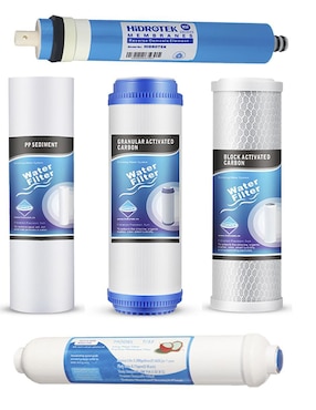 Set repuesto filtro agua Mibo Water ósmosis inversa 50GPD