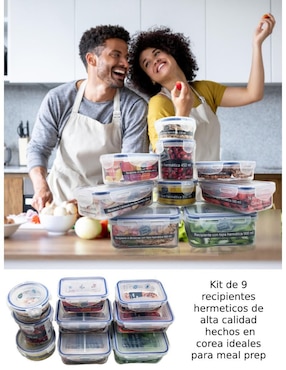 Set contenedores Good & Good 9 piezas