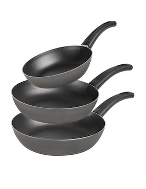 Set de sartenes Ekco de aluminio 3 piezas