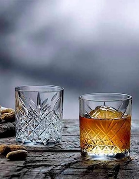 Set vaso old fashion Stovmex Venezia de vidrio con 6 piezas